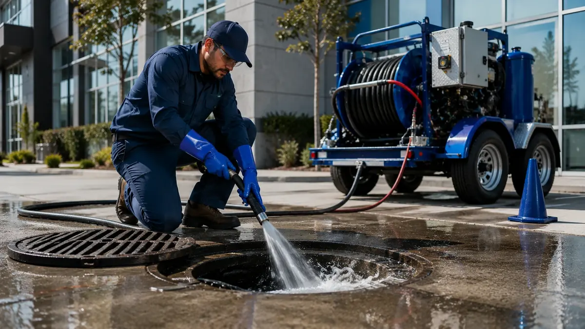 Commercial Hydro Jet Drain Cleaning in Chino Hills