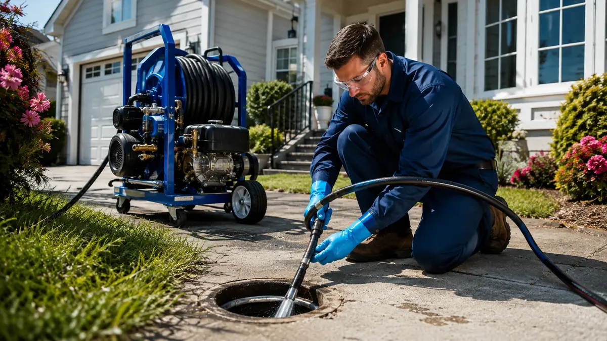 Residential Hydro Jet Drain Cleaning in Chino Hills