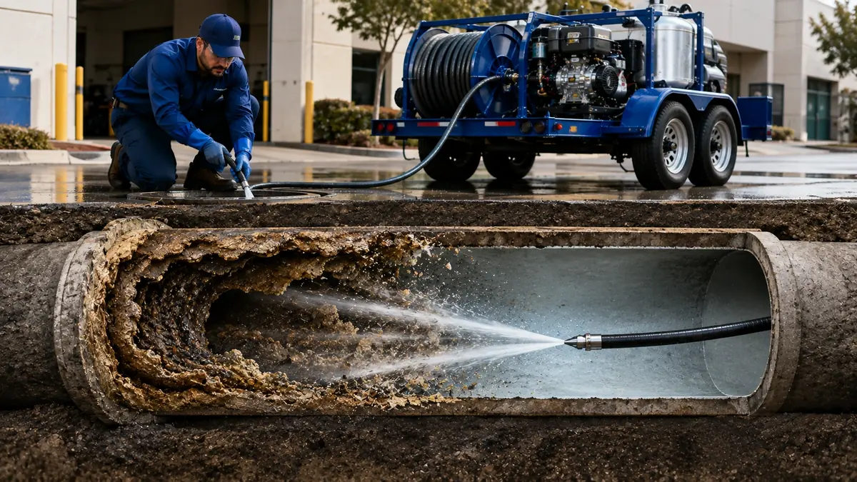 Sewer Pipe Descaling in Chino Hills